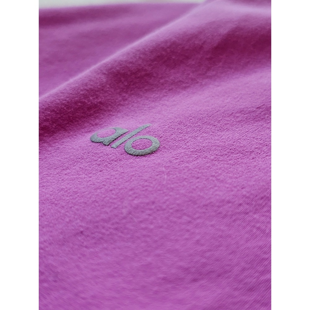 ALO Yoga Airbrush High Waist Leggings Women Size S Fuchsia Pink 23 Inseam 7/8 - Picture 6 of 7